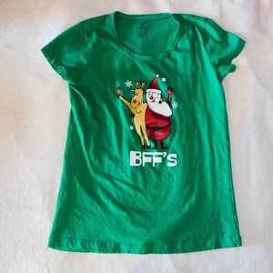 green t shirt